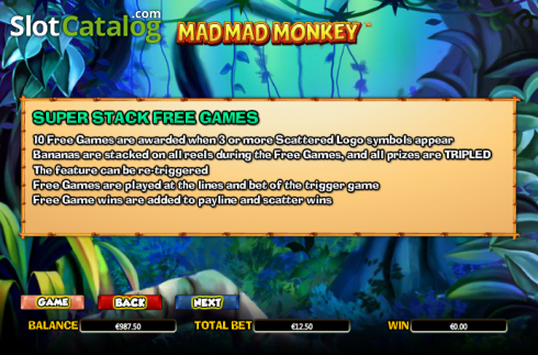 Скрин8. Mad Mad Monkey слот