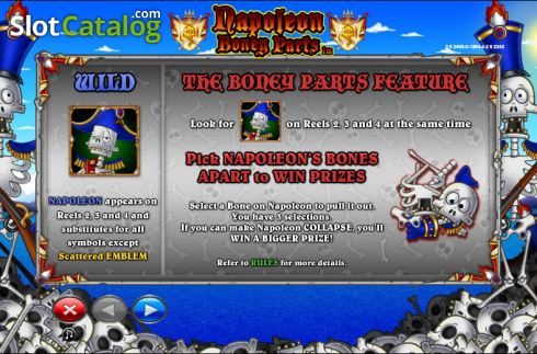 Скрин8. Napoleon Boney Parts слот