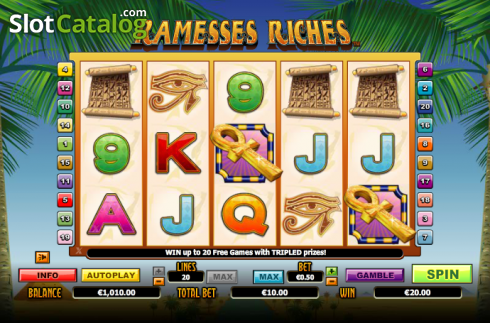 Скрин6. Ramesses Riches слот
