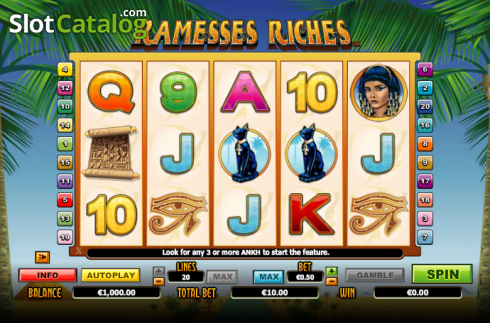 Скрин2. Ramesses Riches слот
