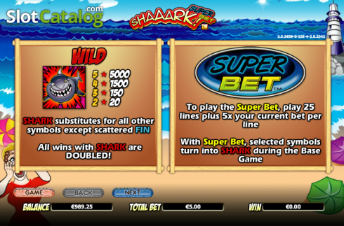 Скрин6. Shaaark! Superbet слот