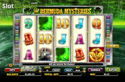 Скрин4. The Bermuda Mysteries слот