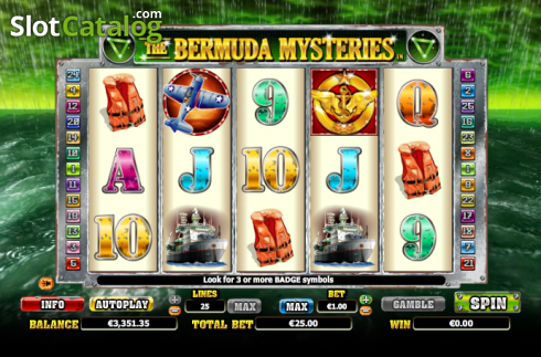 Скрин2. The Bermuda Mysteries слот