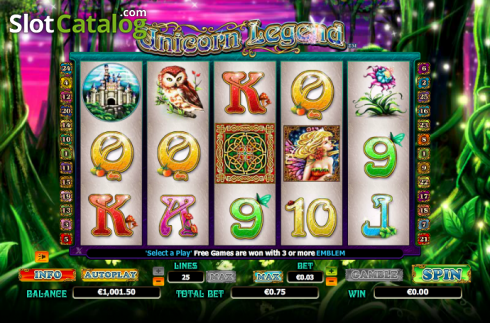Скрин2. Unicorn Legend (NextGen) слот