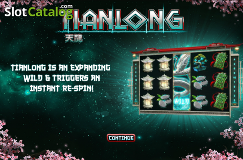 Скрин2. Tianlong слот
