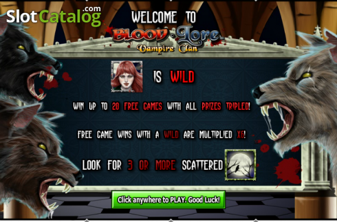 Скрин2. Bloodlore Vampire clan слот