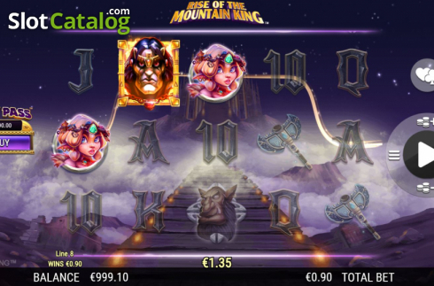 Скрин4. Rise of the Mountain King слот