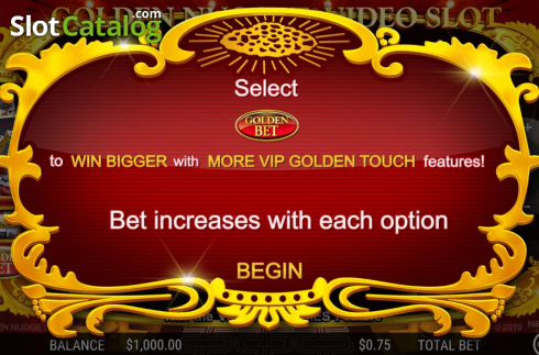 Скрин3. Golden Nugget (NextGen) слот