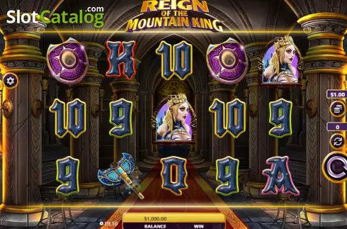 Скрин3. Reign Of The Mountain King слот