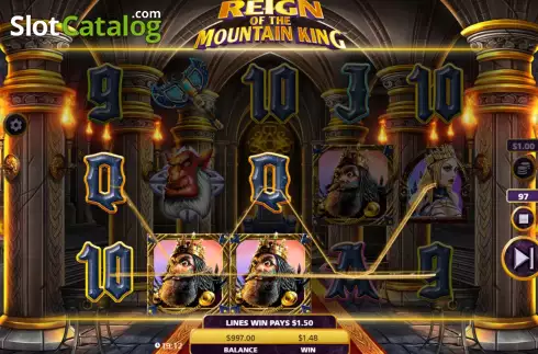 Скрин4. Reign Of The Mountain King слот
