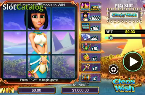 Скрин2. Scratch Cleo's Wish слот