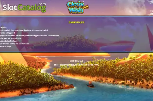 Скрин5. Scratch Cleo's Wish слот