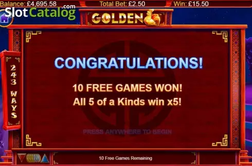 Скрин7. Golden слот