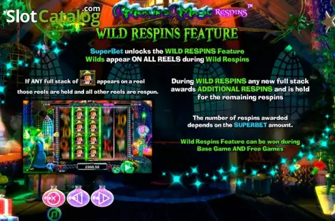 Скрин4. Merlins Magic Respins Christmas слот
