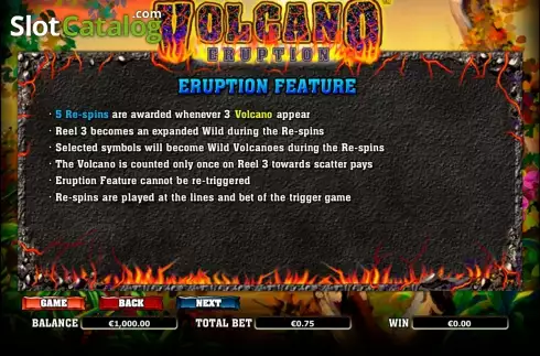 Скрин4. Hot Hot Volcano слот