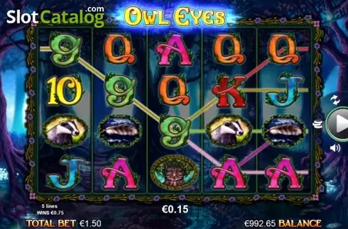 Скрин4. Owl Eyes NEW слот
