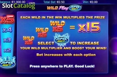 Скрин2. Wild Play SuperBet слот