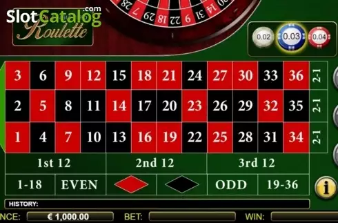 Скрин2. Single Zero Roulette (NextGen) слот
