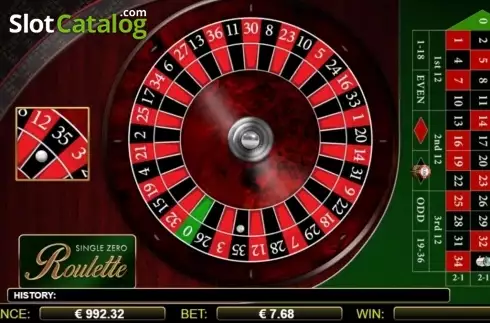 Скрин4. Single Zero Roulette (NextGen) слот