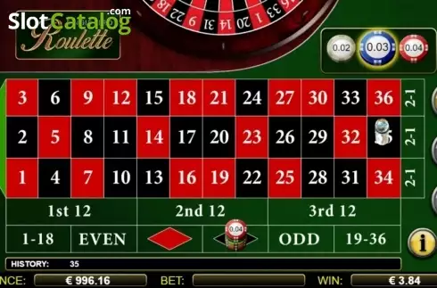 Скрин5. Single Zero Roulette (NextGen) слот
