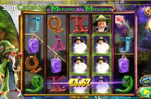 Скрин4. Merlins Millions Superbet HQ слот
