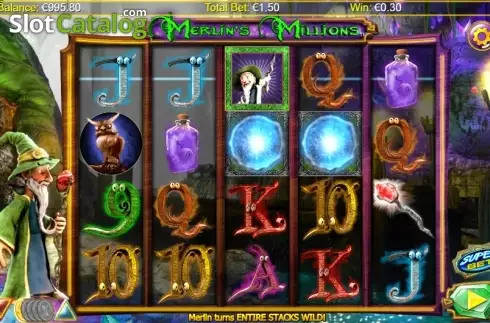 Скрин5. Merlins Millions Superbet HQ слот
