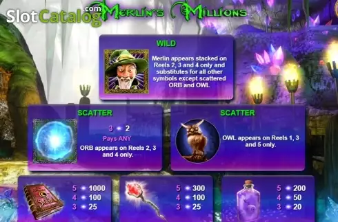 Скрин6. Merlins Millions Superbet HQ слот