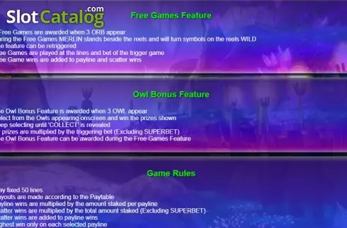 Скрин8. Merlins Millions Superbet HQ слот