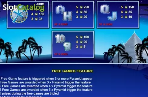 Скрин8. Classic Platinum Pyramid слот