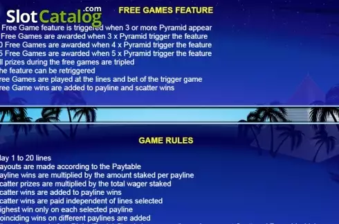 Скрин9. Classic Platinum Pyramid слот