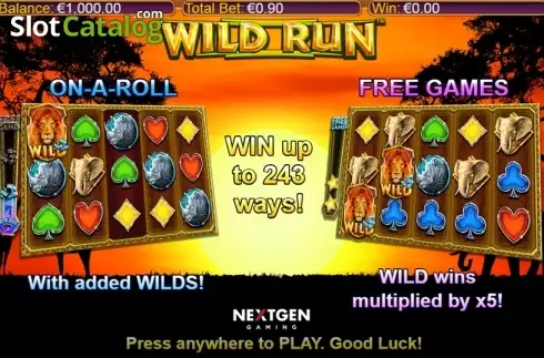 Скрин2. Wild Run слот