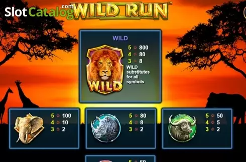 Скрин7. Wild Run слот