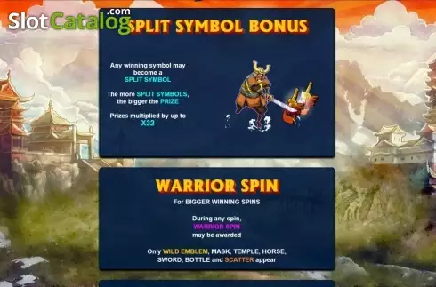 Скрин2. Samurai Split слот