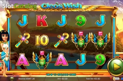 Скрин3. Cleo's Wish слот