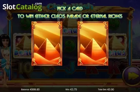 Скрин7. Cleo's Wish слот
