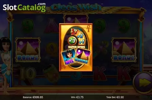 Скрин8. Cleo's Wish слот