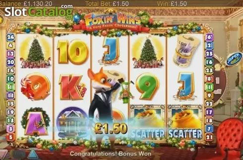 Скрин7. Foxin' Wins - A Very Foxin' Christmas слот