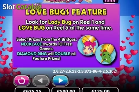 Скрин4. Love Bugs Mini слот