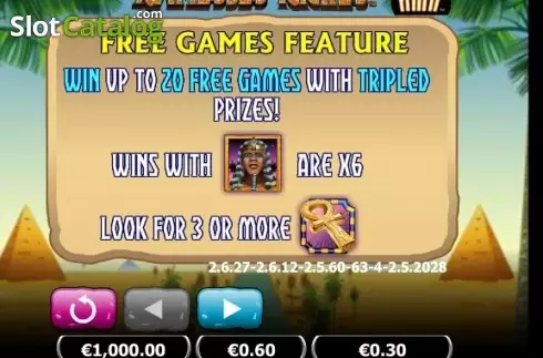 Скрин4. Ramesses Riches Mini слот
