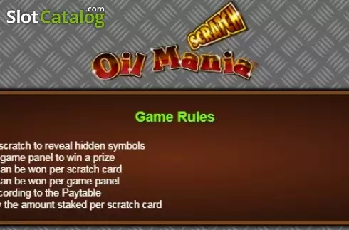 Скрин4. Scratch Oil Mania слот