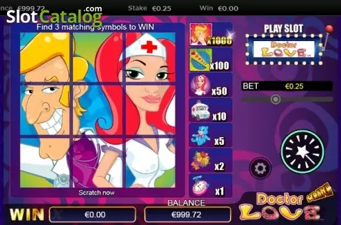 Скрин3. Scratch Dr Love слот