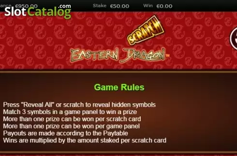 Скрин4. Scratch Eastern Dragon слот
