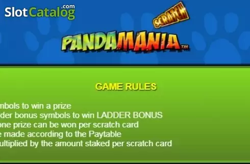 Скрин5. Scratch Pandamania слот