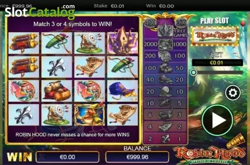 Скрин3. Scratch Robin Hood слот