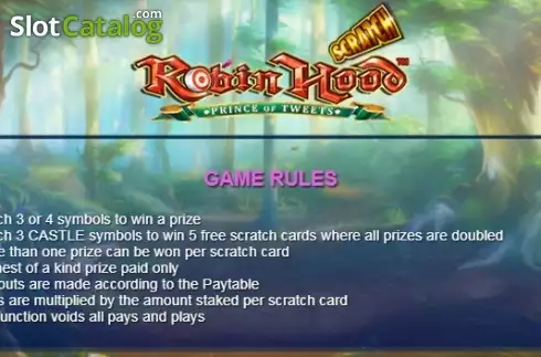 Скрин4. Scratch Robin Hood слот