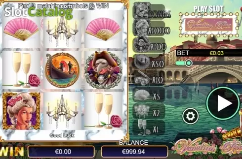 Скрин3. Scratch Venetian Rose слот
