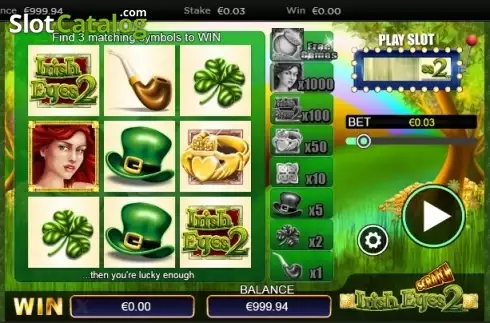 Скрин3. Scratch Irish Eyes 2 слот