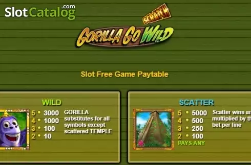 Скрин4. Scratch Gorilla Go Wild слот