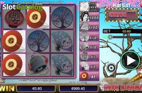 Скрин3. Scratch Cherry Blossoms слот