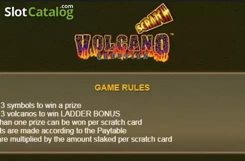 Скрин5. Scratch Volcano Eruption слот